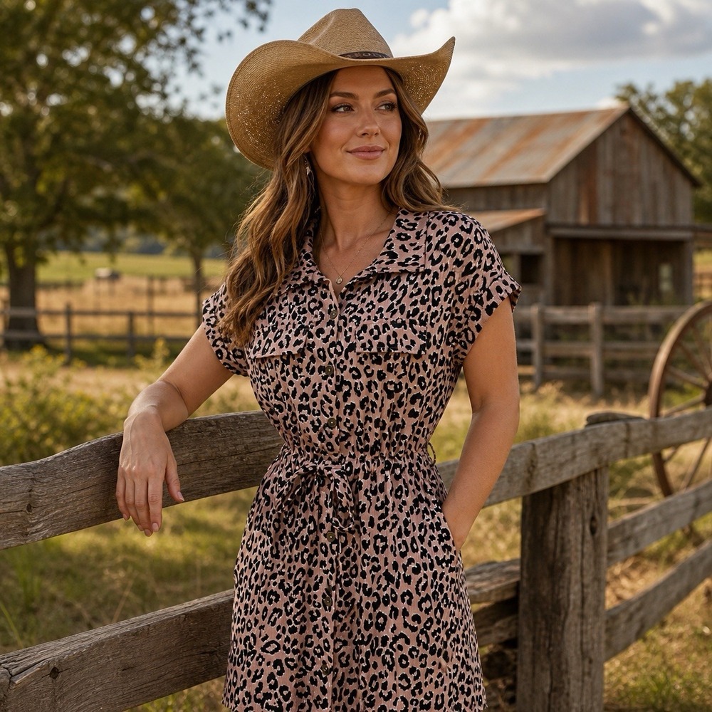 LuLaRoe Pink Animal Print Shirt Dress XXS Button Front Pockets Office Siren
